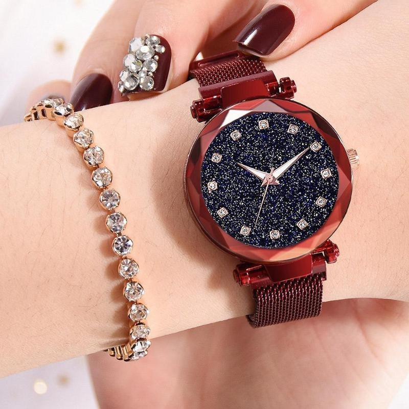 Luxury Women’s Magnetic Buckle Quartz Watch ✨⌚