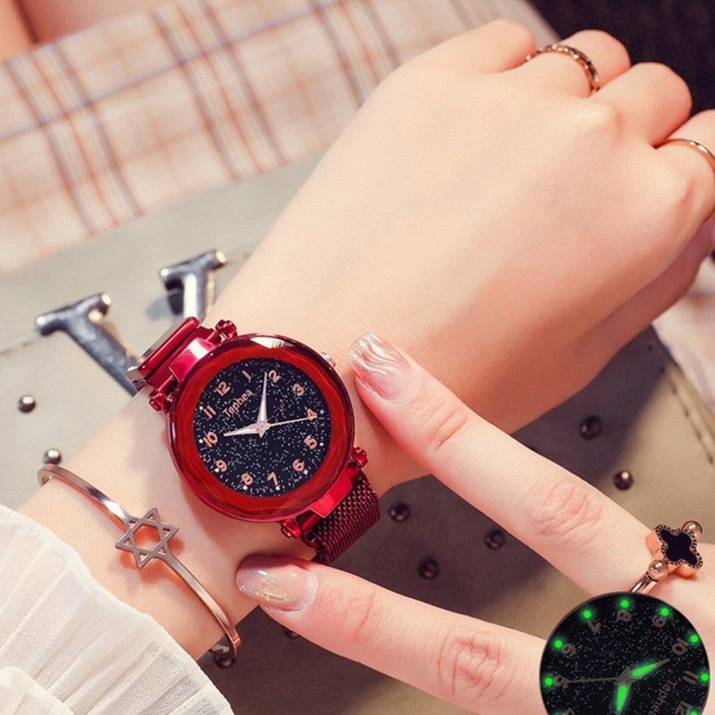 Luxury Women’s Magnetic Buckle Quartz Watch ✨⌚