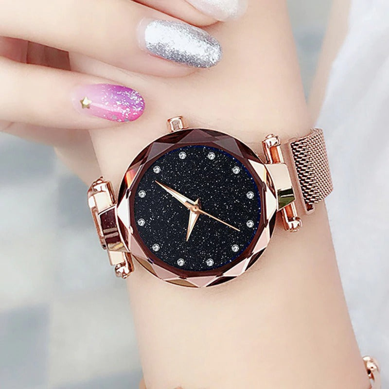 Luxury Women’s Magnetic Buckle Quartz Watch ✨⌚