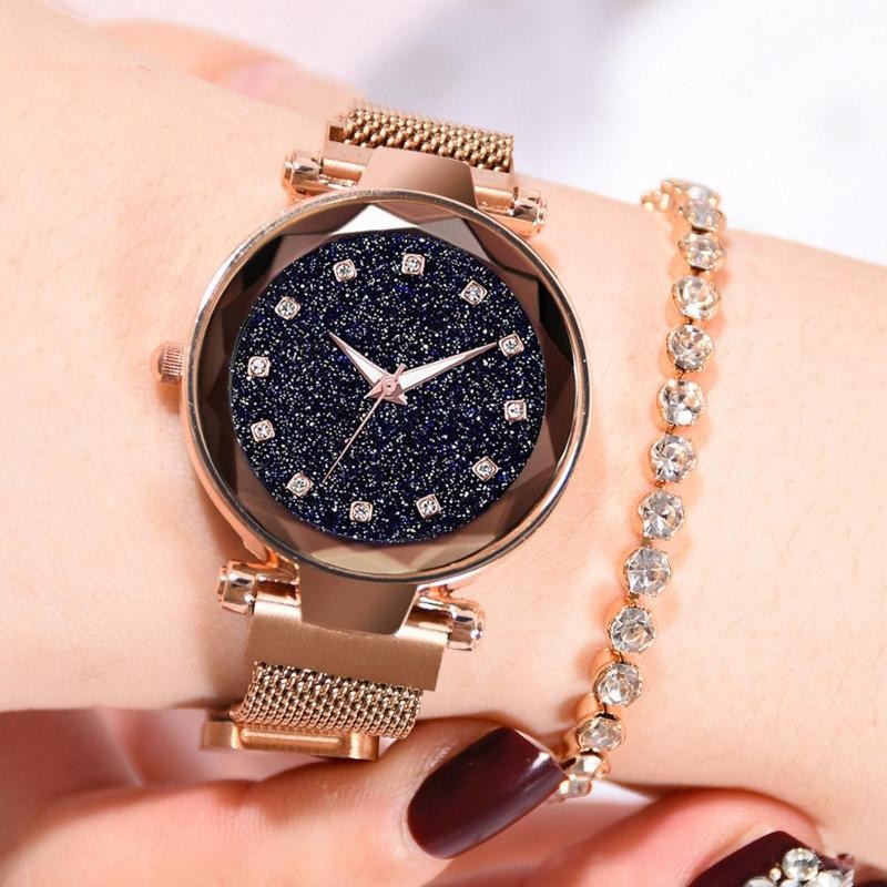 Luxury Women’s Magnetic Buckle Quartz Watch ✨⌚